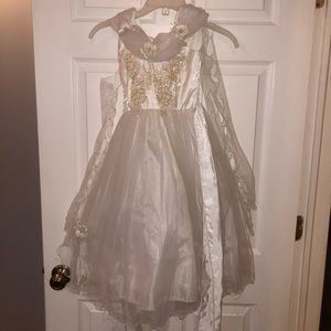 Kids White Dress